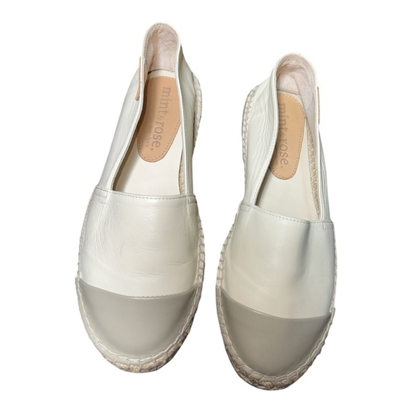 Mint&Rose Women's Cream cap toe Espadrilles shoes size 38EU - Picture 4 of 6